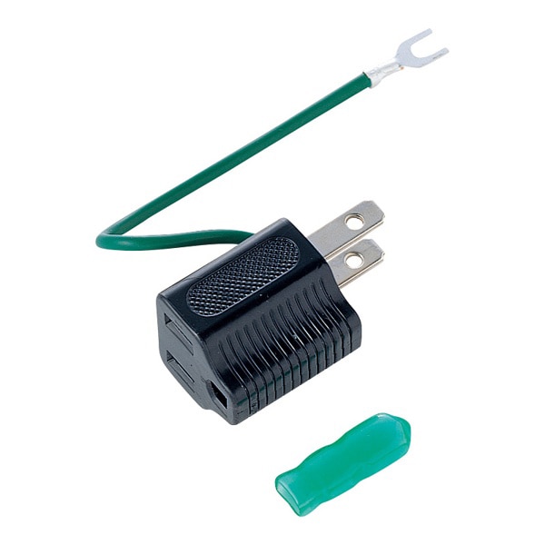 サンワサプライ 3Pプラグ→2Pプラグ変換アダプタ ブラック TAP-AD1BKN 1個(ご注文単位1個)【直送品】