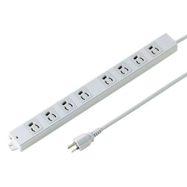 サンワサプライ 工事物件タップ 3P 8個口 5m TAP-KE8-5 1個（ご注文単位1個）【直送品】