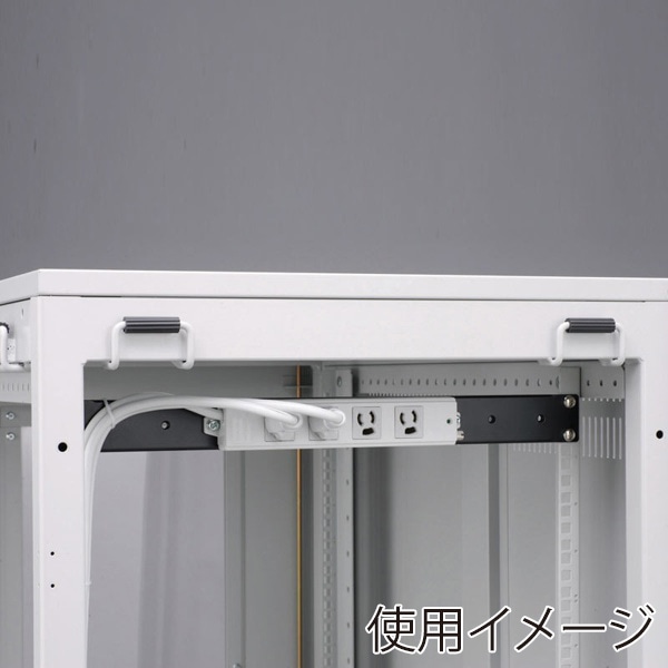 サンワサプライ 工事物件タップ 19インチタップ金具 フラット TAP-KSP1 1個（ご注文単位1個）【直送品】