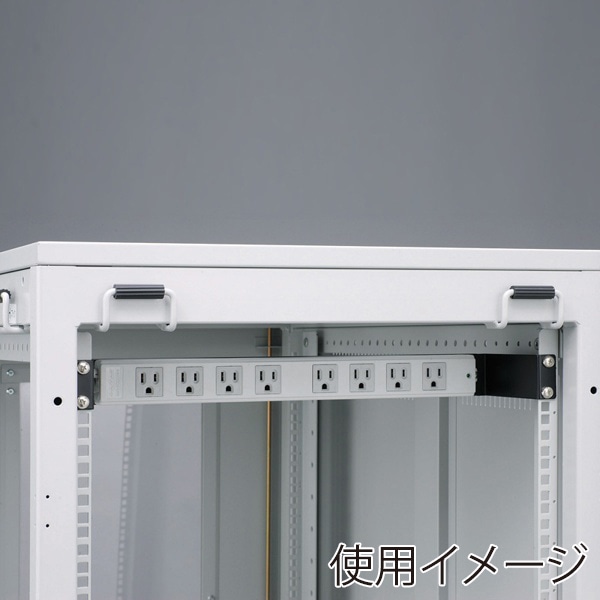 サンワサプライ 工事物件タップ 19インチタップ金具 コの字型 TAP-KSP2 1個（ご注文単位1個）【直送品】