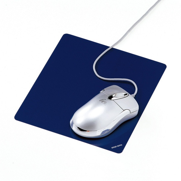 サンワサプライ マウスパッド Sサイズ ブルー MPD-EC25S-BL 1個（ご注文単位1個）【直送品】