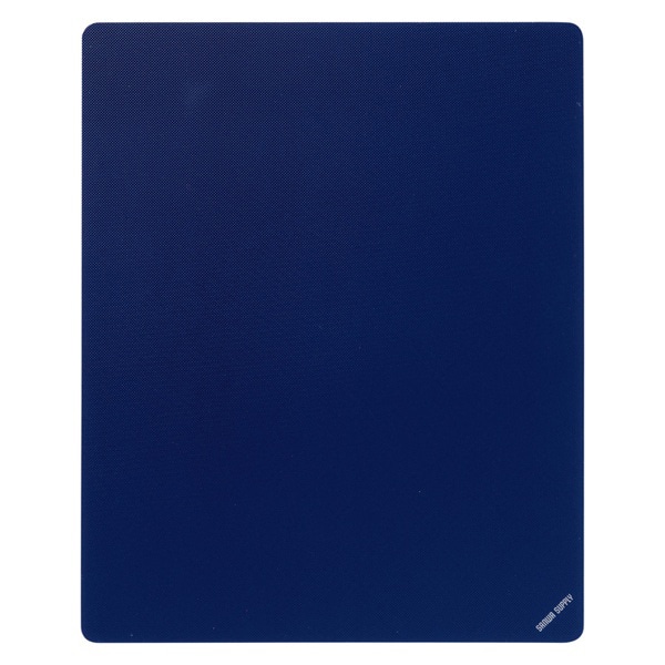 サンワサプライ マウスパッド Mサイズ ブルー MPD-EC25M-BL 1個（ご注文単位1個）【直送品】