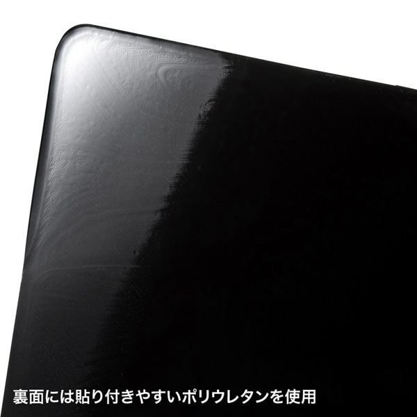 サンワサプライ リストレスト付きマウスパッド レザー調素材 ブラック MPD-GELPNBK 1個（ご注文単位1個）【直送品】