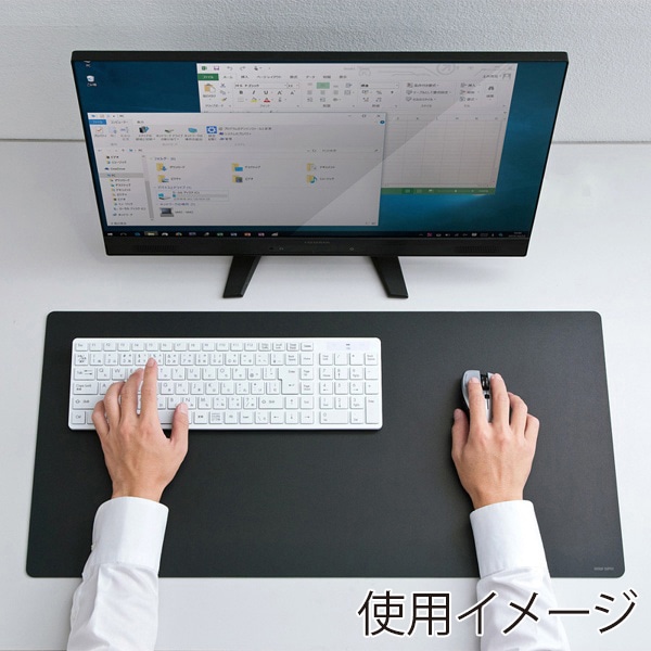 サンワサプライ ハードマウスパッド 720×350mm MPD-NS3-72 1個（ご注文単位1個）【直送品】