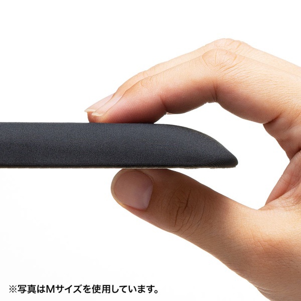 サンワサプライ 薄型リストレスト Sサイズ ブラック 2枚入 TOK-ERG6BK-S 1個(ご注文単位1個)【直送品】