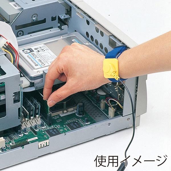 サンワサプライ 静電気防止リストバンド TK-SE6 1個(ご注文単位1個)【直送品】
