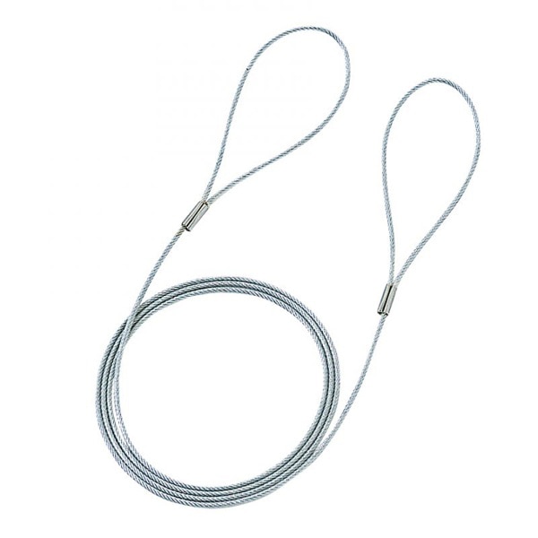 サンワサプライ eセキュリティ ワイヤー 長さ1m 直径1.6mm SLE-3W 1個（ご注文単位1個）【直送品】