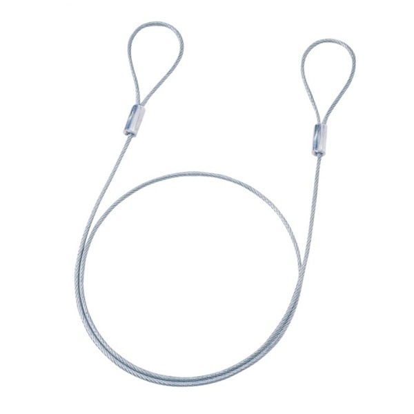 サンワサプライ eセキュリティ ワイヤー 長さ1m 直径3.5mm SLE-1W-1 1個（ご注文単位1個）【直送品】