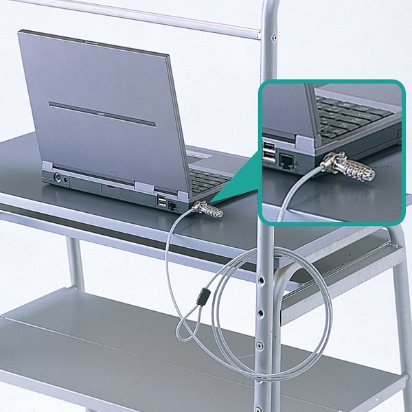 サンワサプライ ノートパソコン セキュリティキット ダイヤル錠 SL-38 1個（ご注文単位1個）【直送品】