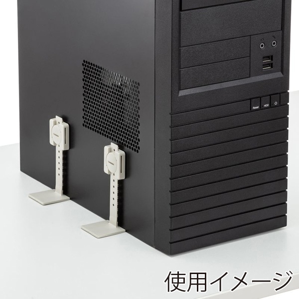 サンワサプライ 耐震ストッパーL型 QL-58 1個（ご注文単位1個）【直送品】