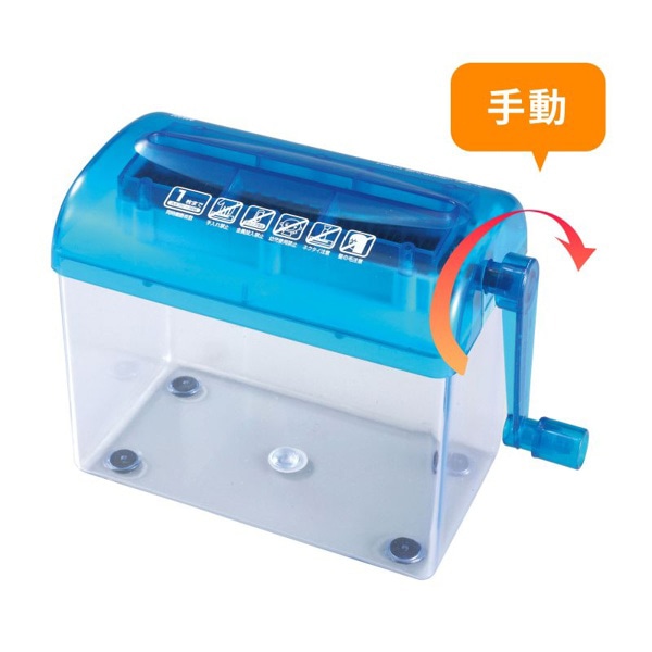 サンワサプライ ハンドシュレッダー PSD-12 1個（ご注文単位1個）【直送品】