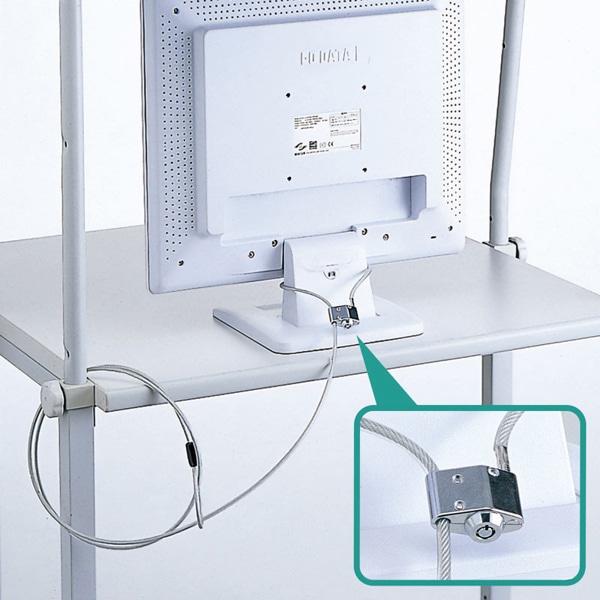 サンワサプライ 液晶ディスプレイセキュリティ シリンダ錠 SL-49 1個（ご注文単位1個）【直送品】