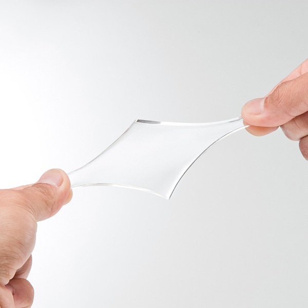 サンワサプライ 透明両面粘着ゴム 大 4枚入 QL-74CL 1個（ご注文単位1個）【直送品】