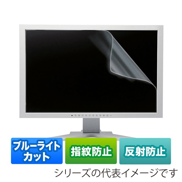 サンワサプライ 液晶保護指紋反射防止フィルム ブルーライトカット 21.5型ワイド対応 LCD-215WBCAR 1個（ご注文単位1個）【直送品】