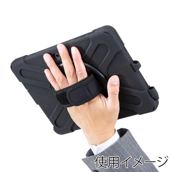 サンワサプライ Surface Go1～4用耐衝撃ケース ハンドル・スタンド付き ブラック PDA-SF7BK 1個（ご注文単位1個）【直送品】