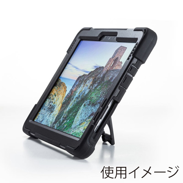 サンワサプライ Surface Go1～4用耐衝撃ケース ハンドル・スタンド付き ブラック PDA-SF7BK 1個（ご注文単位1個）【直送品】