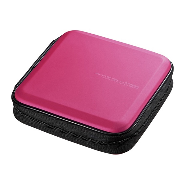 サンワサプライ ブルーレイディスク対応 セミハードケース 24枚収納 ピンク FCD-WLBD24P 1個（ご注文単位1個）【直送品】