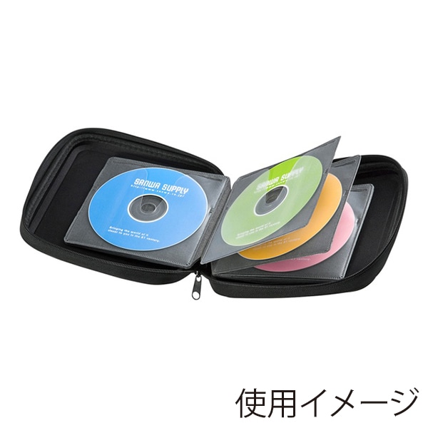 サンワサプライ ブルーレイディスク対応 セミハードケース 24枚収納 ピンク FCD-WLBD24P 1個(ご注文単位1個)【直送品】