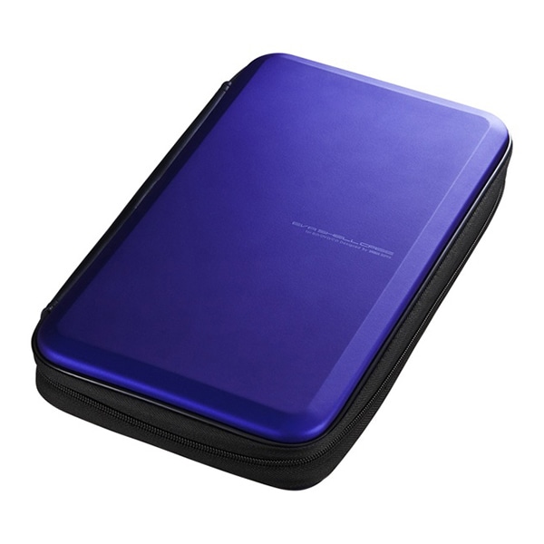 サンワサプライ ブルーレイディスク対応 セミハードケース 56枚収納 ブルー FCD-WLBD56BL 1個（ご注文単位1個）【直送品】