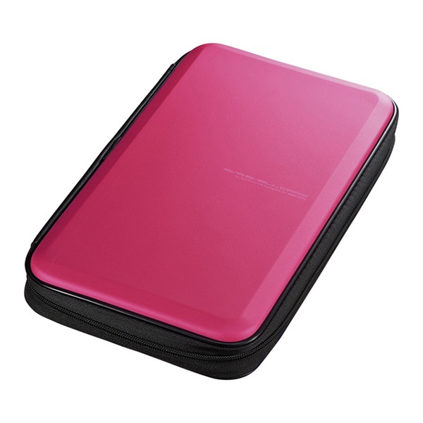 サンワサプライ ブルーレイディスク対応 セミハードケース 56枚収納 ピンク FCD-WLBD56P 1個（ご注文単位1個）【直送品】