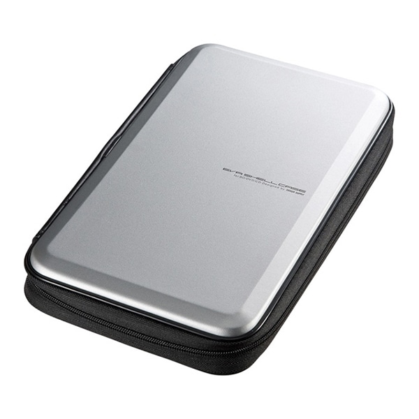 サンワサプライ ブルーレイディスク対応 セミハードケース 56枚収納 シルバー FCD-WLBD56S 1個（ご注文単位1個）【直送品】