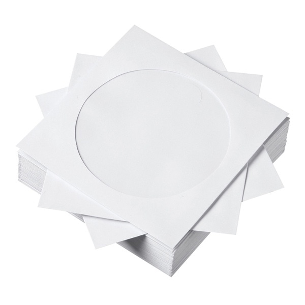 サンワサプライ DVD・CDペーパースリーブケース 50枚入 FCD-PS50WN 1個（ご注文単位1個）【直送品】