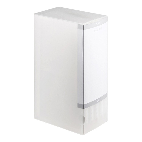 サンワサプライ ブルーレイディスク対応ファイルケース 104枚収納 クリア FCD-FLBD104CL 1個（ご注文単位1個）【直送品】