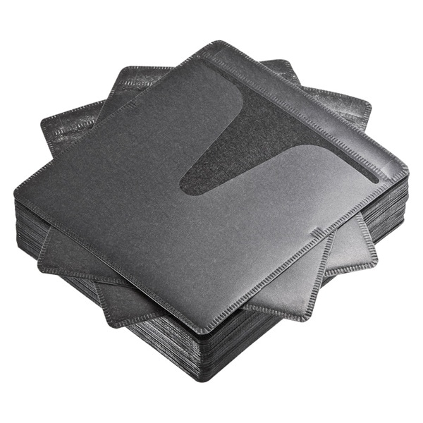 サンワサプライ ブルーレイディスク対応不織布ケース ブラック 50枚入 FCD-FNBD50BK 1個（ご注文単位1個）【直送品】