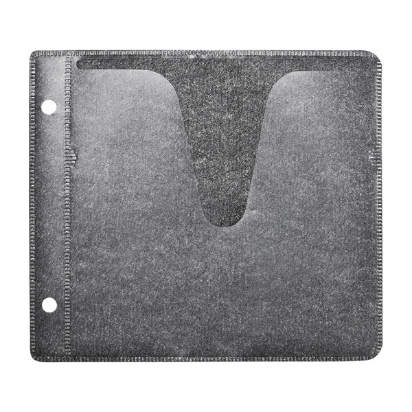 サンワサプライ ブルーレイディスク対応不織布ケース リング穴付き ブラック 50枚入 FCD-FRBD50BK 1個（ご注文単位1個）【直送品】