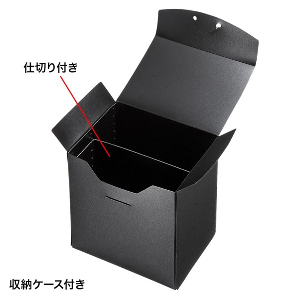 サンワサプライ 不織布ケース ブルーレイディスク対応 25枚入 ブラック FCD-FBDBX25BK 1個（ご注文単位1個）【直送品】