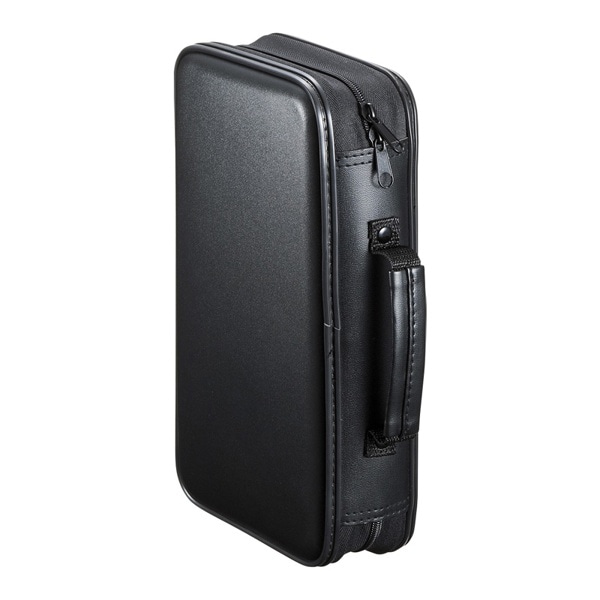 サンワサプライ DVD・CDセミハードケース 96枚収納 ブラック FCD-WL96BK 1個（ご注文単位1個）【直送品】