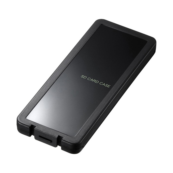 サンワサプライ SDカードケース 6枚収納 ブラック FC-MMC23SDBK 1個（ご注文単位1個）【直送品】