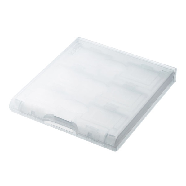 サンワサプライ SDカードケース 12枚収納 クリア FC-MMC26CL 1個（ご注文単位1個）【直送品】