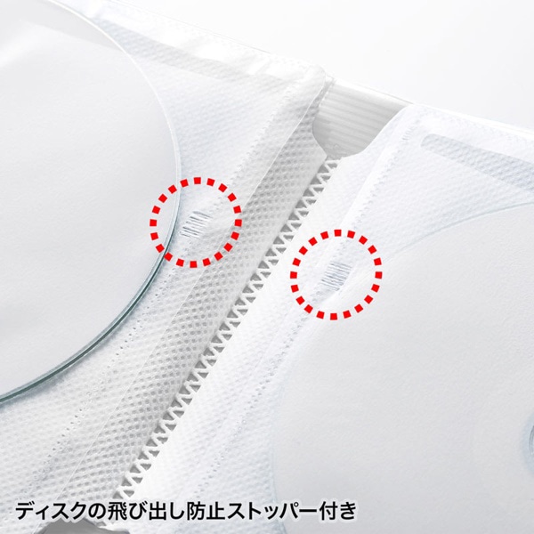 サンワサプライ DVD・CDファイルケース 12枚収納 クリア FCD-FL12CL 1個（ご注文単位1個）【直送品】