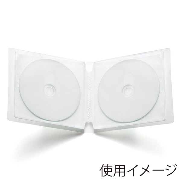 サンワサプライ DVD・CDファイルケース 12枚収納 クリア FCD-FL12CL 1個（ご注文単位1個）【直送品】