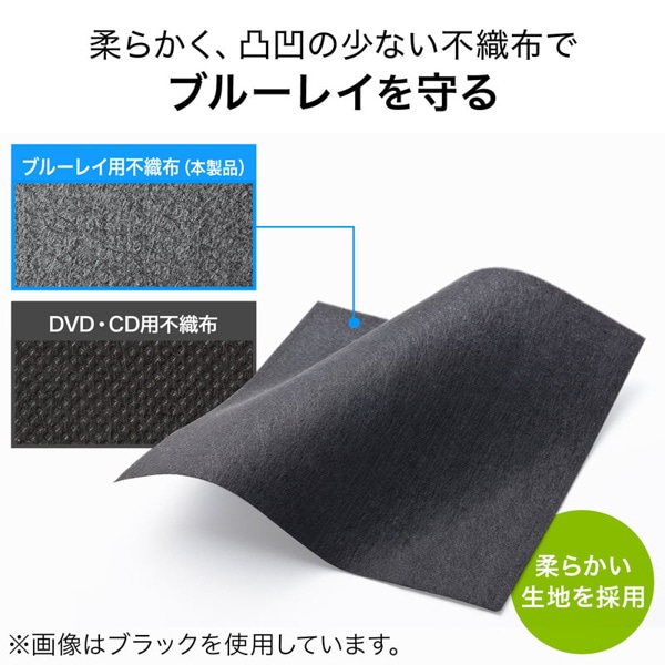 サンワサプライ ブルーレイディスク対応ファイルケース 128枚収納 クリア FCD-FLBD128CL 1個（ご注文単位1個）【直送品】
