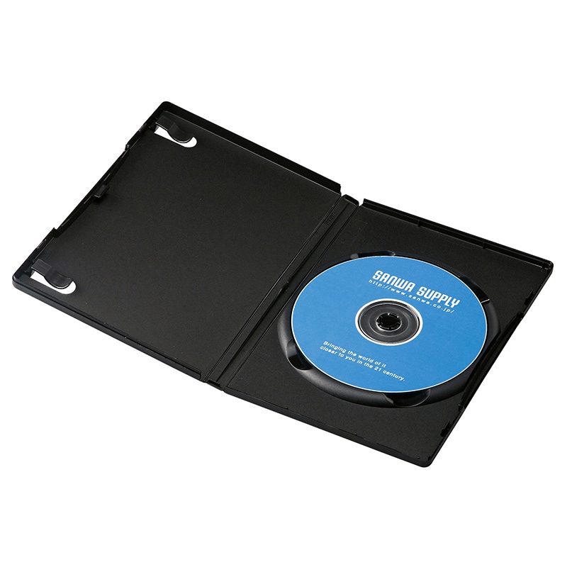 サンワサプライ DVDトールケース 30枚セット DVD-TN1-30BKN ブラック 1