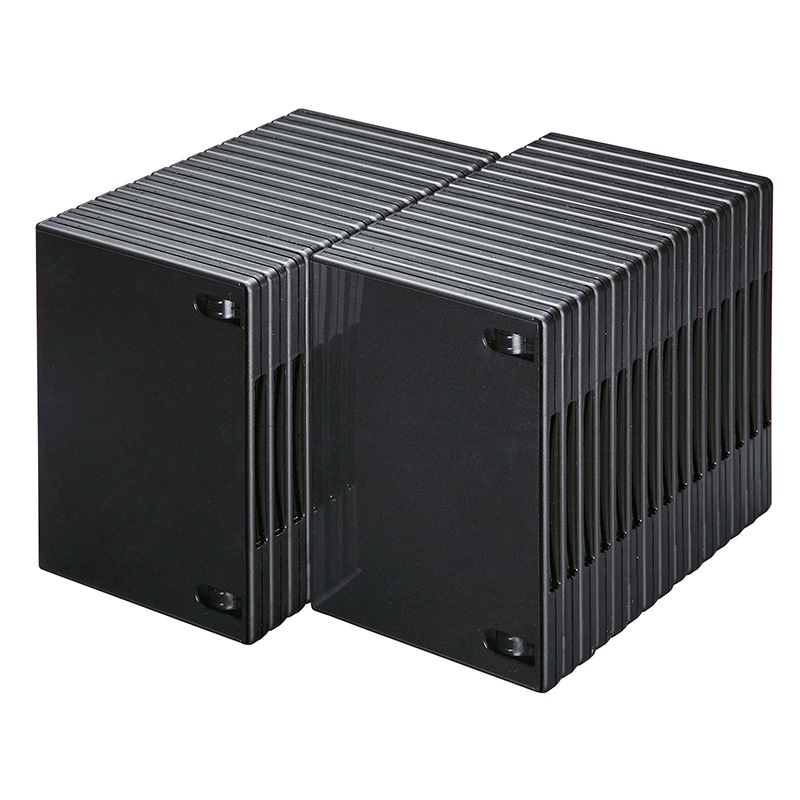 サンワサプライ DVDトールケース 30枚セット DVD-TN1-30BKN ブラック 1