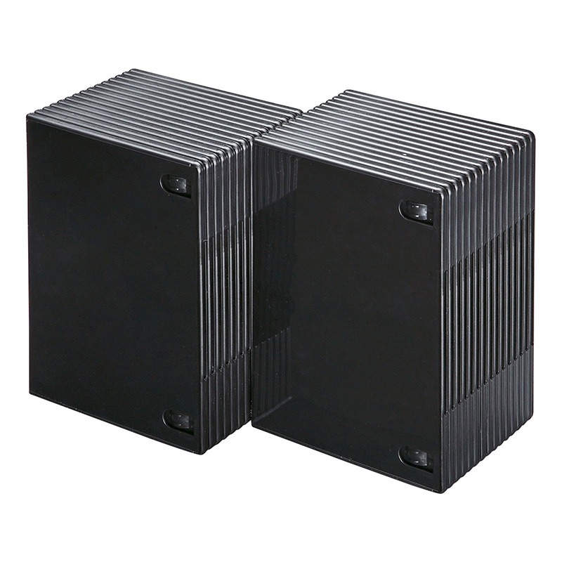 サンワサプライ スリムDVDトールケース 30枚セット DVD-TU1-30BKN ブラック 1個(ご注文単位1個)【直送品】