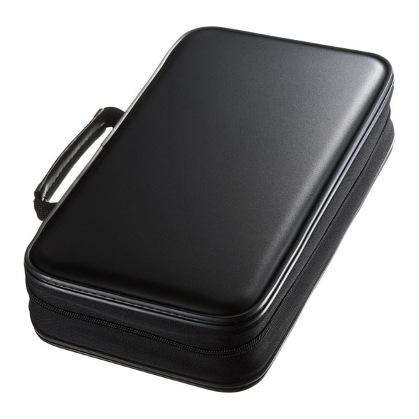 サンワサプライ CDジャケット収納対応 セミハードケース ブラック FCD-WLBD96BBK 1個（ご注文単位1個）【直送品】