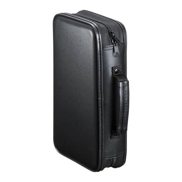 サンワサプライ CDジャケット収納対応 セミハードケース ブラック FCD-WLBD96BBK 1個(ご注文単位1個)【直送品】