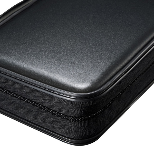 サンワサプライ CDジャケット収納対応 セミハードケース ブラック FCD-WLBD96BBK 1個(ご注文単位1個)【直送品】