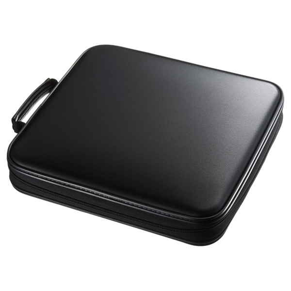 サンワサプライ CDジャケット収納対応 セミハードケース 160枚収納 ブラック FCD-WLBD160BBK 1個（ご注文単位1個）【直送品】