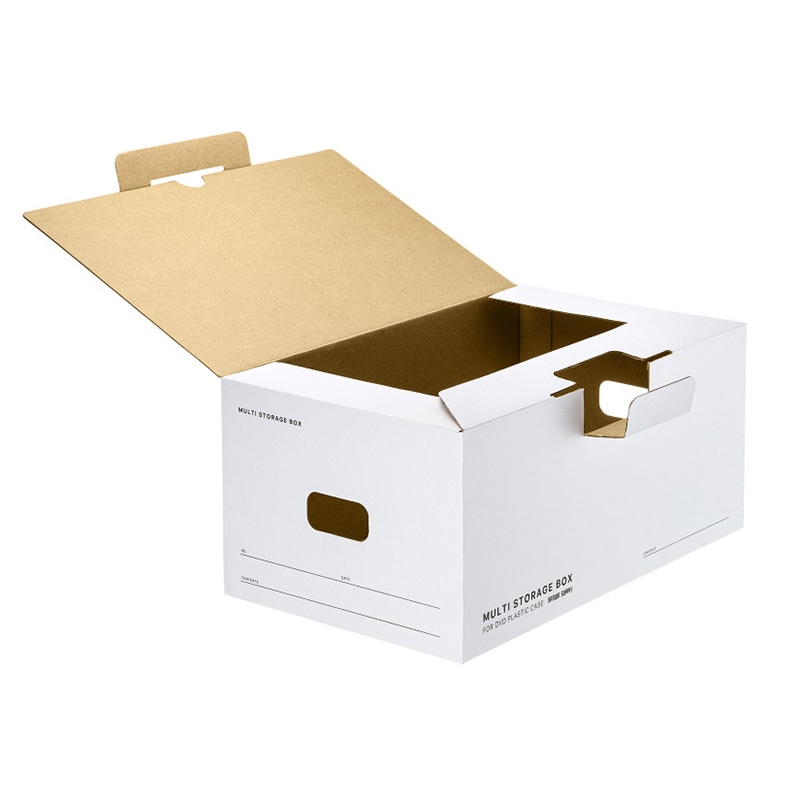 サンワサプライ マルチ収納ボックス DVDトールケース用 5個入り FCD-MT6W 1個(ご注文単位1個)【直送品】