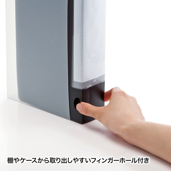 サンワサプライ ブルーレイディスク ファイルケース 64枚収納 ブラック FCD-FLBD64BK 1個(ご注文単位1個)【直送品】