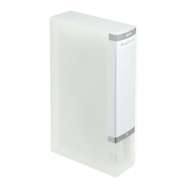 サンワサプライ ブルーレイディスク ファイルケース 64枚収納 クリア FCD-FLBD64C 1個（ご注文単位1個）【直送品】