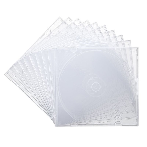 サンワサプライ Blu-ray・DVD・CDケース ソフトタイプ 1枚収納 FCD-PUS10CL 1個（ご注文単位1個）【直送品】