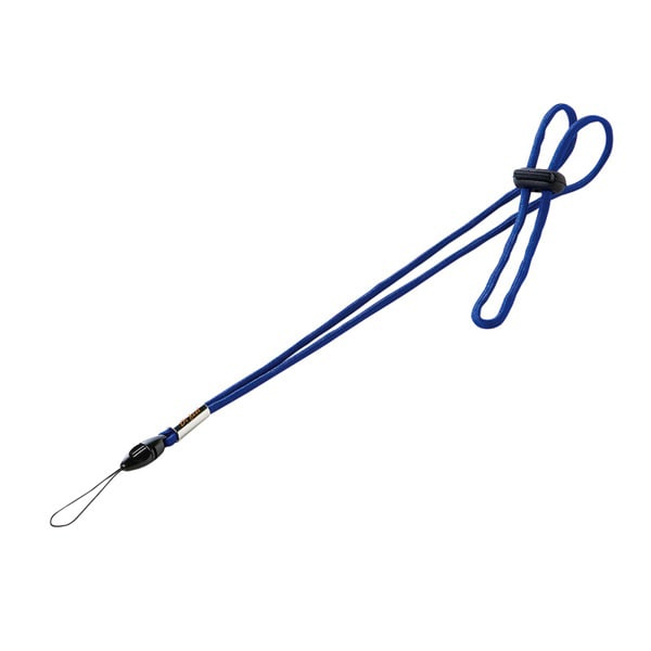 サンワサプライ ネックストラップ 細紐 ブルー DG-ST15BL 1束（ご注文単位1束）【直送品】