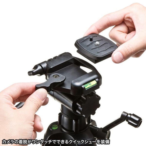 サンワサプライ マルチスタンド 三脚 3段タイプ DG-CAM21N 1個（ご注文単位1個）【直送品】