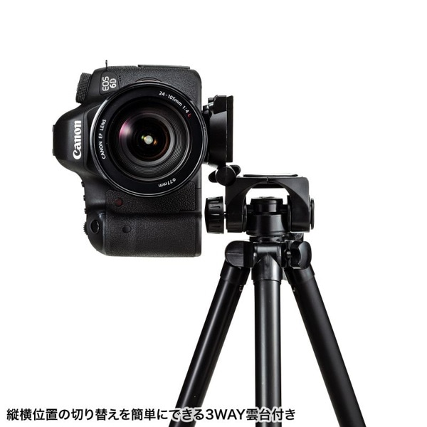 サンワサプライ マルチスタンド 三脚 4段タイプ DG-CAM22N 1個（ご注文単位1個）【直送品】